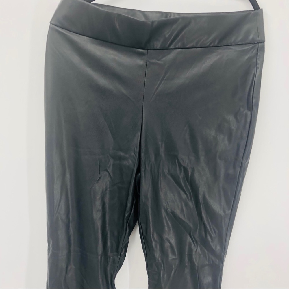 NWT J. Crew Factory Pleather Jegging Size Large